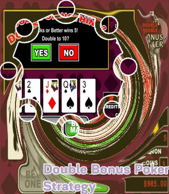 Double bonus video poker strategy