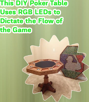 Homemade poker table