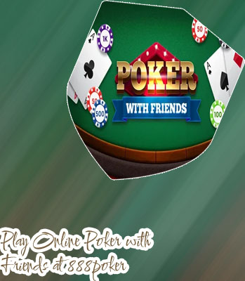 Online poker night with friends