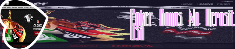 Poker free bonus no deposit