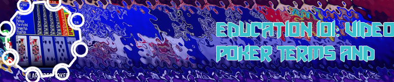 Video poker arcade games