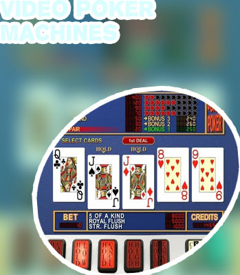 Virtual poker machine